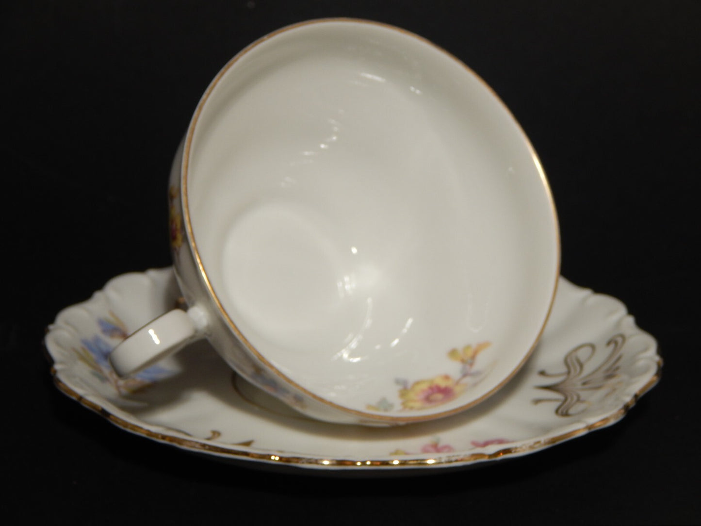 ANTICA TAZZA TE' PORCELLANA BIANCA BAVARIA SELTMANN WEIDEN THERESIA B1102