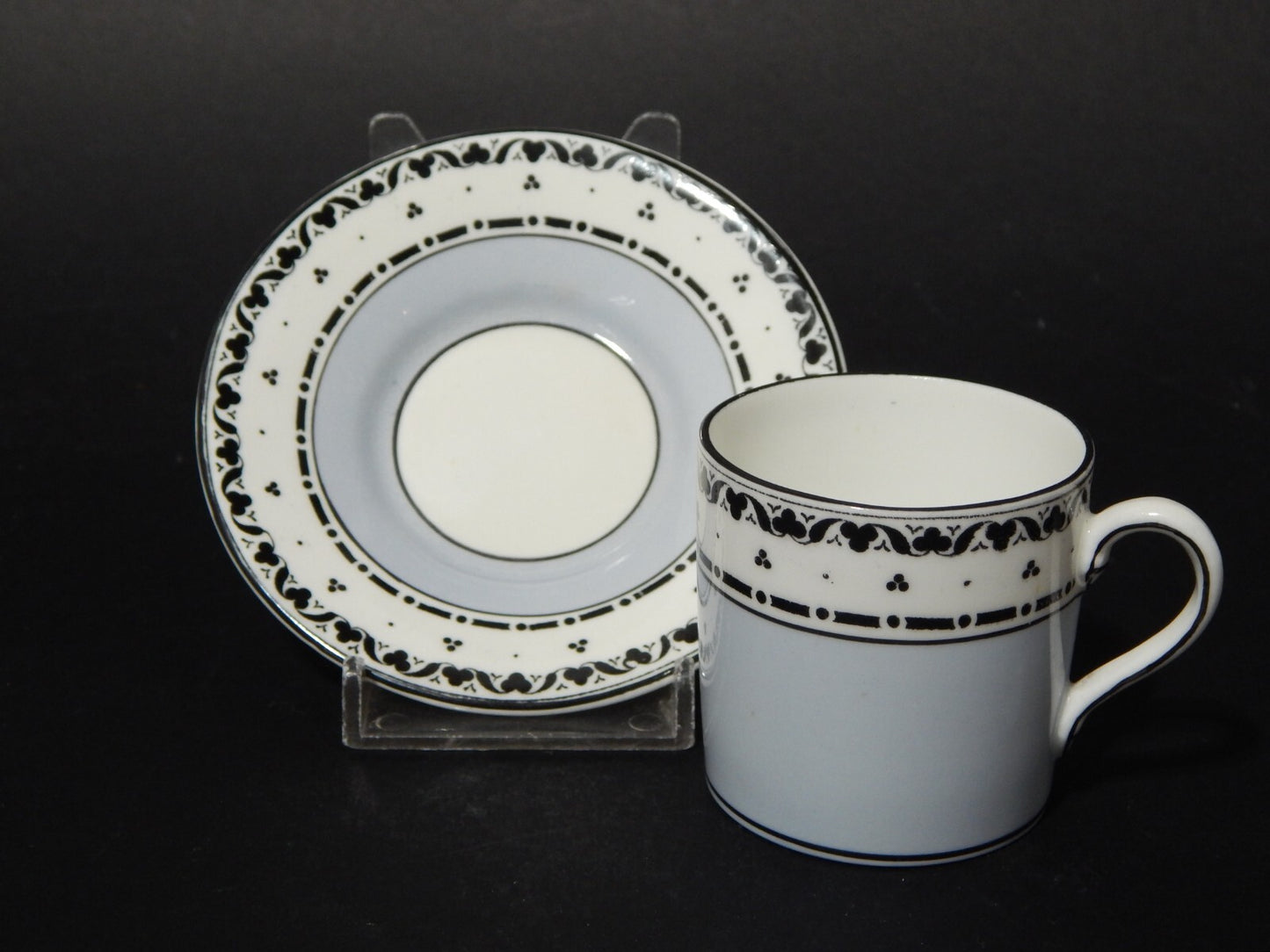 ANTICA RARA CRESCENT PERIODO EDOARDIANO TAZZINA FINE PORCELLANA INGLESE X332