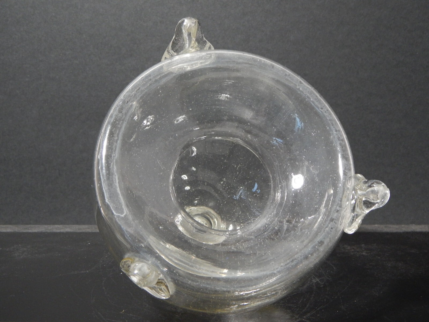 ANTICA MOSCAIOLA TRAPPOLA PER MOSCHE VETRO SOFFIATO ALTARE SAVONA XIX SECOLO