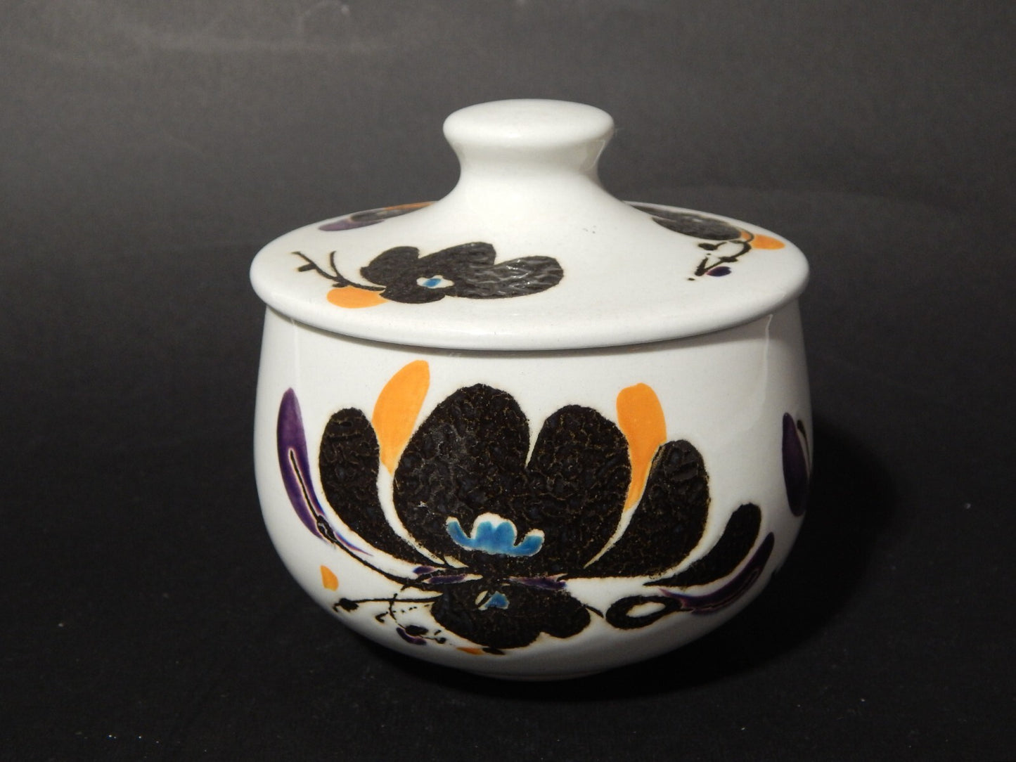 RARA ZUCCHERIERA VINTAGE PORCELLANA ROYAL COPENHAGEN DESIGN IVAN WEISS