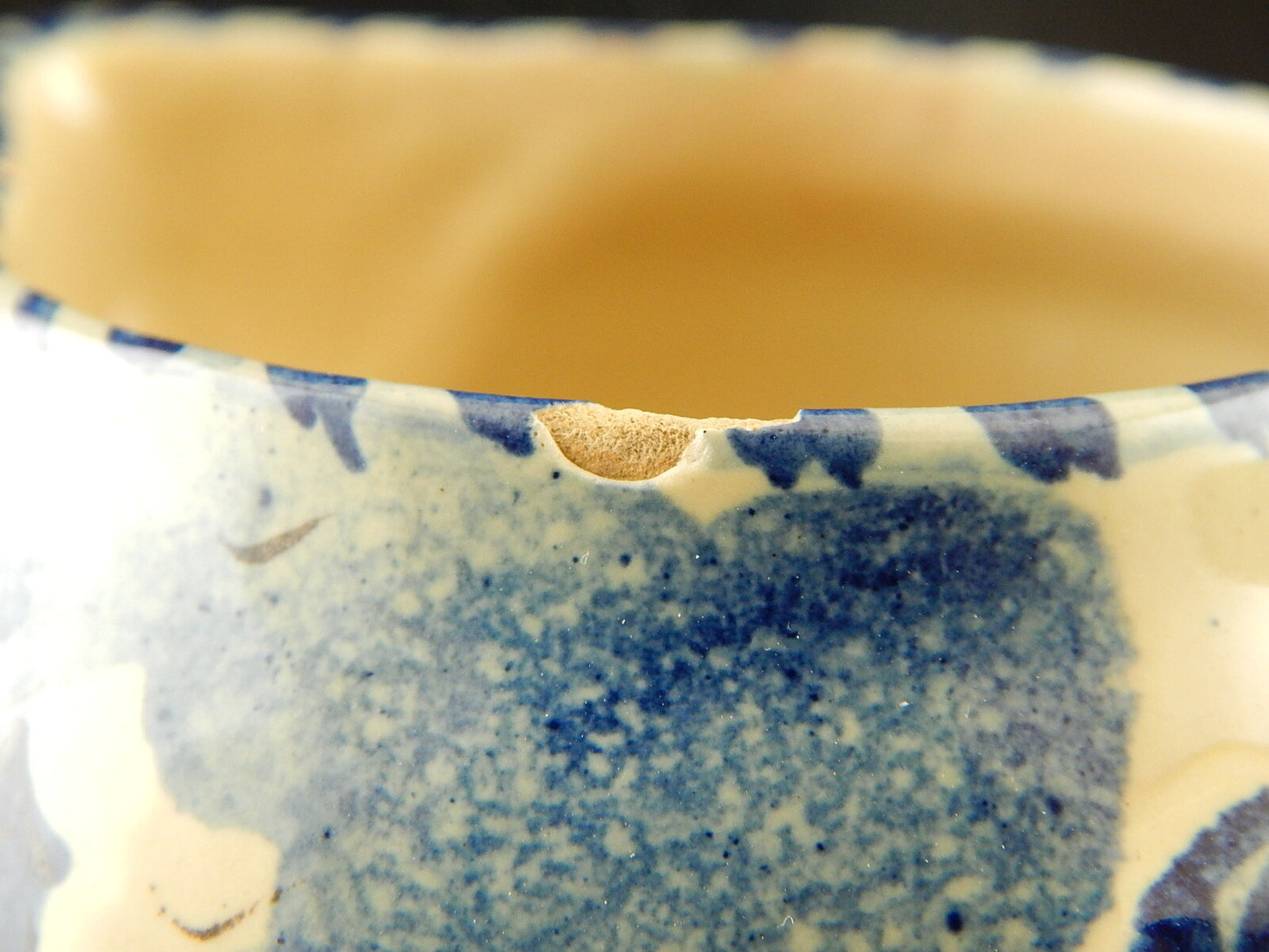 ANTICA LATTIERA BRICCO CERAMICA ALBISOLA HANDMADE MADE ITALY DIPINTA A MANO