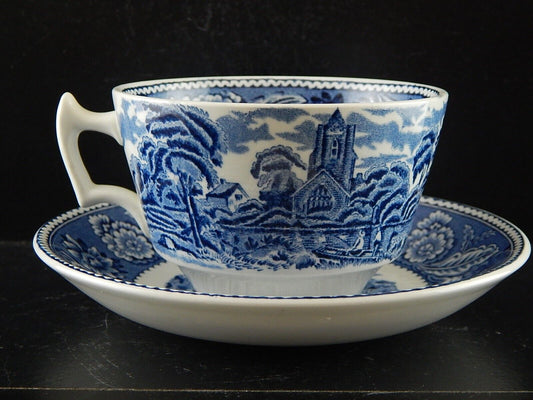 ANTICA TAZZA TE' CERAMICA POTTERY WOOD&SONS BURSLEM ENOCH1784RALPH1750 WOODLAND