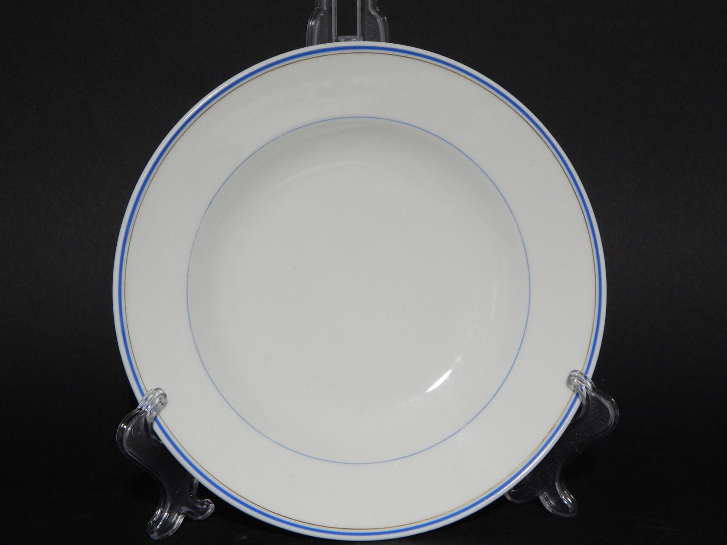 ANTICO RARO SERVIZIO TAVOLA IMPERO 18 PIATTI PORCELLANA GINORI DOCCIA SEC. XIX