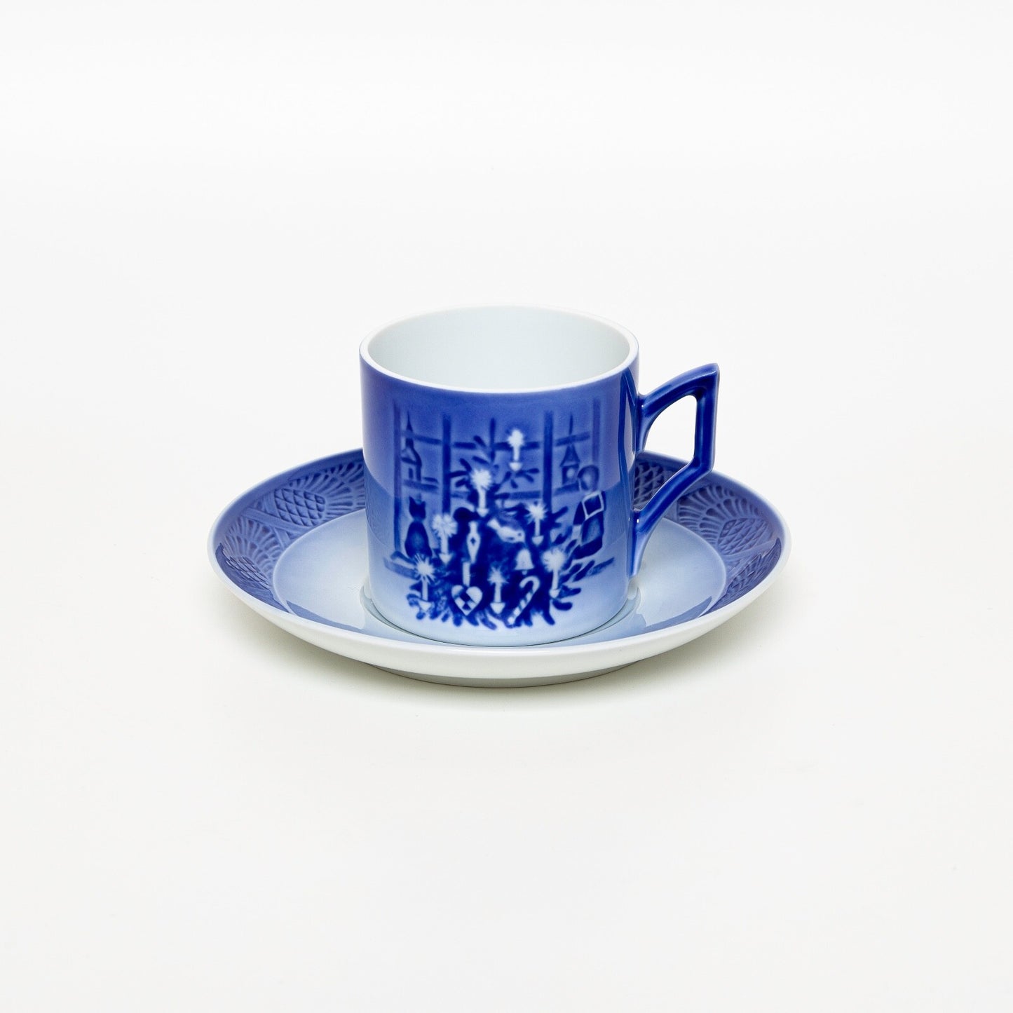 ROYAL COPENHAGEN PORCELLANA TAZZA DI NATALE 2011 CON SCATOLA ORIGINALE CM 7