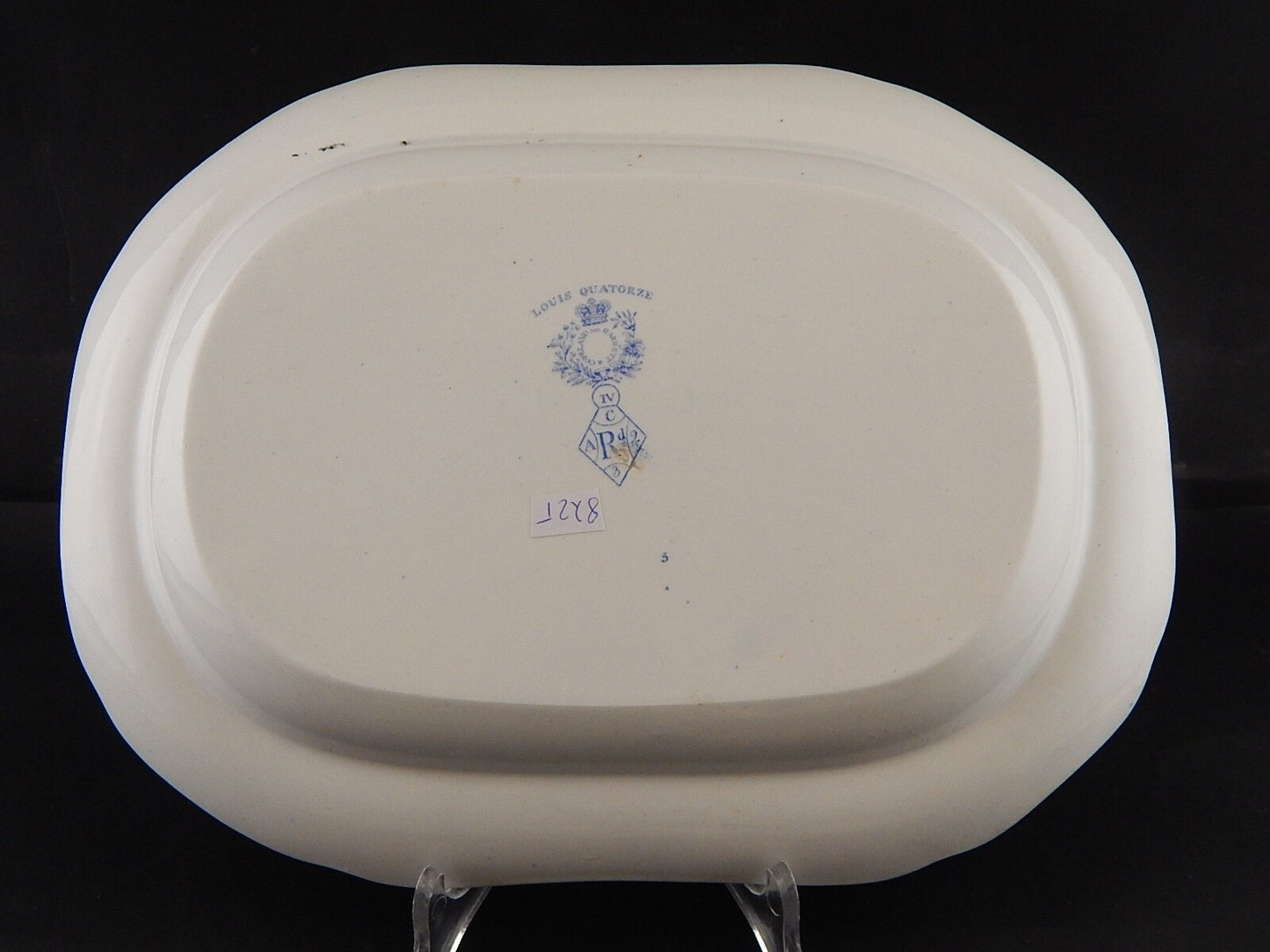 COPELAND & GARRETT 1844 ANTICO PREZIOSO VASSOIO CERAMICA LOUIS QUATORZE ##