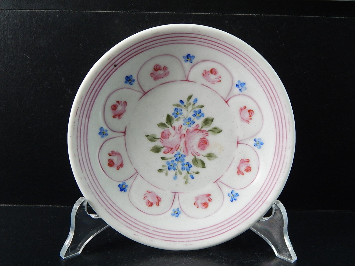 ANTICA TAZZA IMPERO PORCELLANA DOPPIO SPESSORE VECCHIO PARIGI DIPINTA PRIMO 800