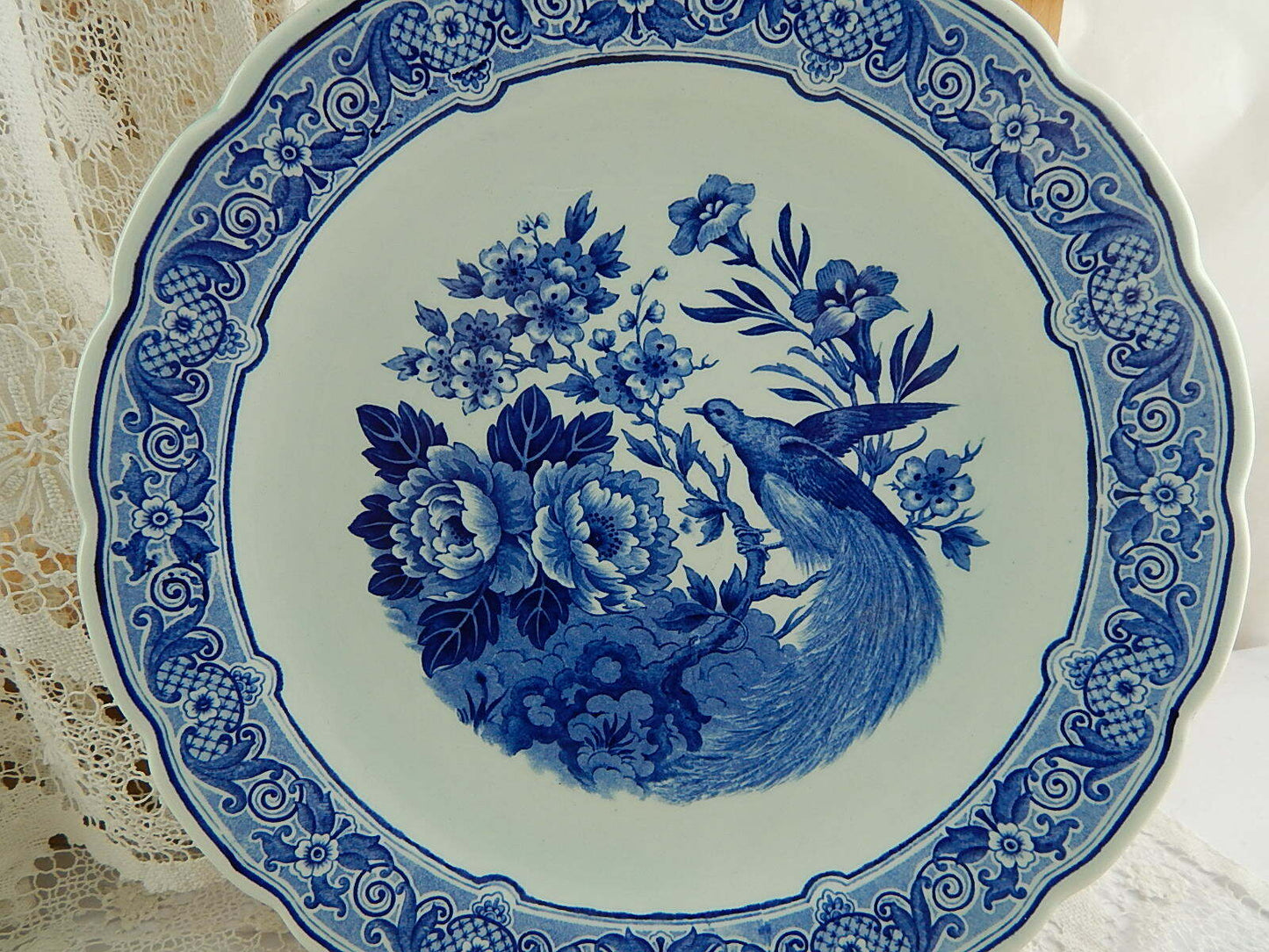 VINTAGE PIATTO DELFTS CERAMICA ROYAL SPHYNX MAASTRICHT P. REGOUT DIPINTO MANO