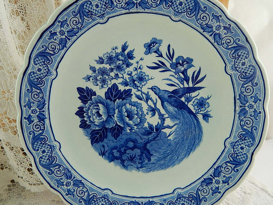 VINTAGE PIATTO DELFTS CERAMICA ROYAL SPHYNX MAASTRICHT P. REGOUT DIPINTO MANO