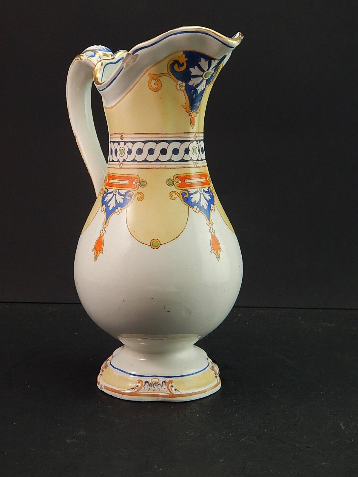 ANTICA CARAFFA BROCCA SEMI PORCELLANA COPELAND SPODE ENGLAND META' 1800