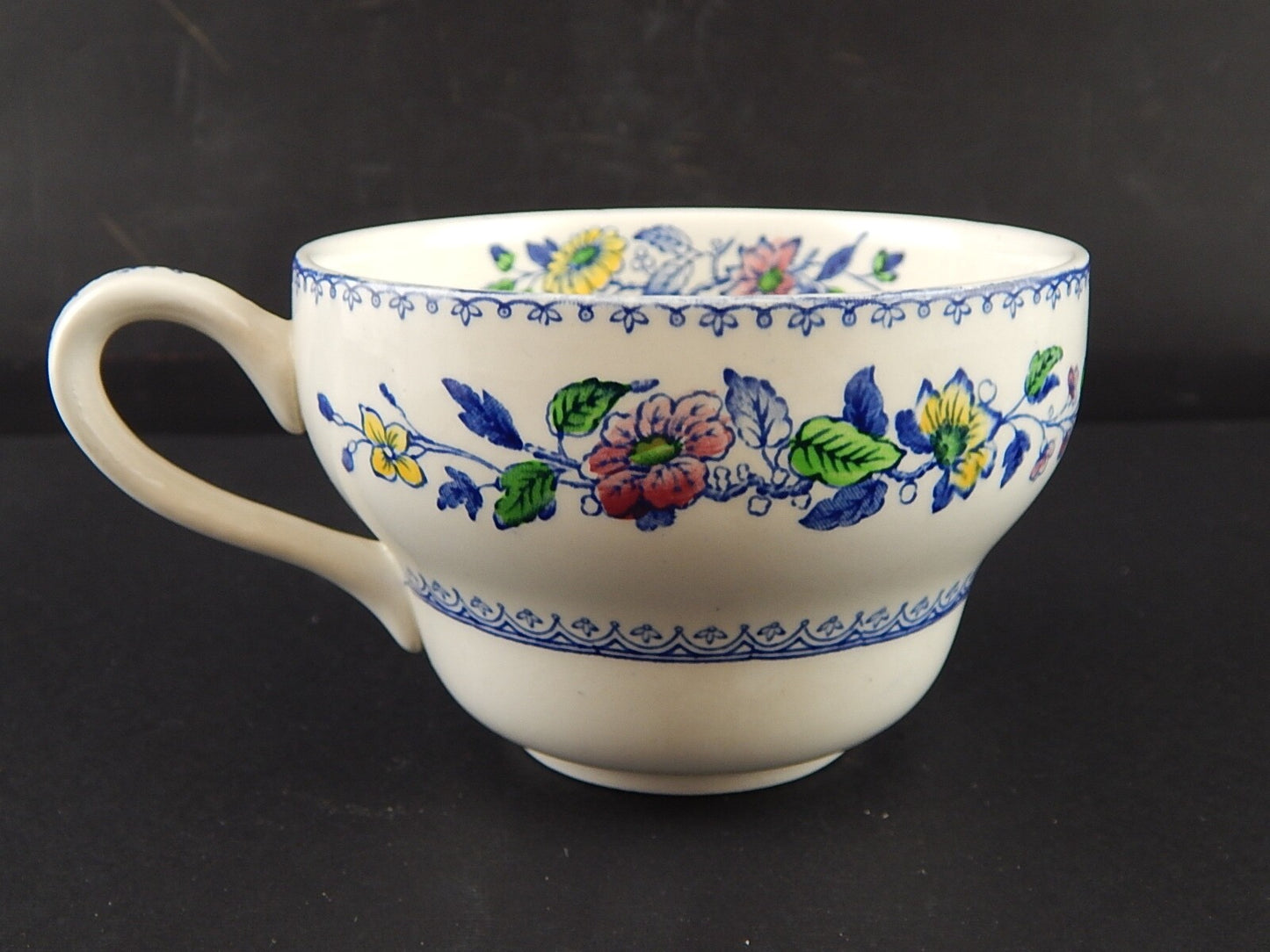 ANTICA PORCELLANA ENOCH WEDGWOOD TUNSTALL SCODELLA TAZZA COLAZIONE "DAVENPORT"