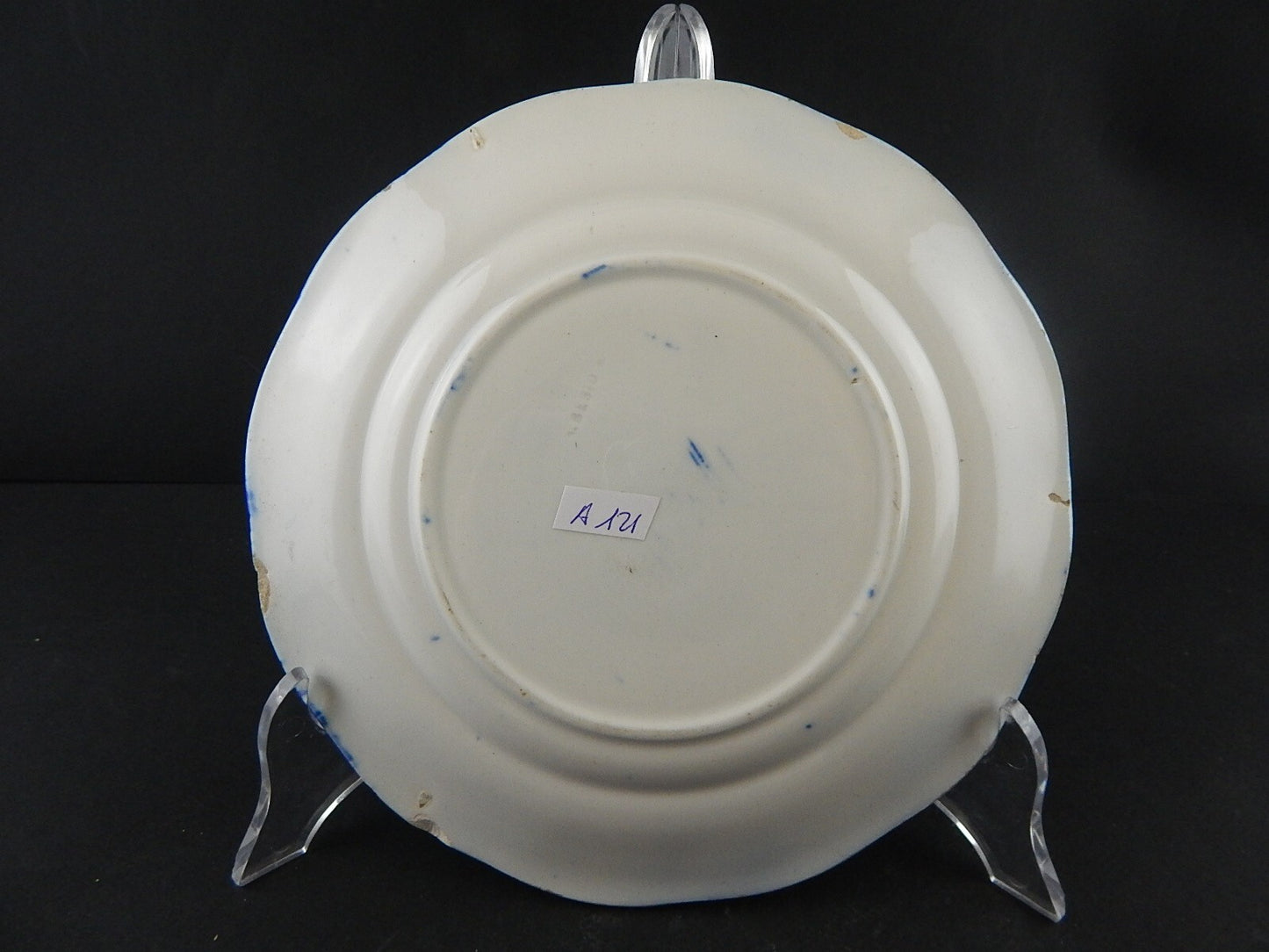 ANTICO PIATTO CERAMICA GIUSEPPE BESIO MONDOVI' SECONDA META' 800 JARDINIERE A121