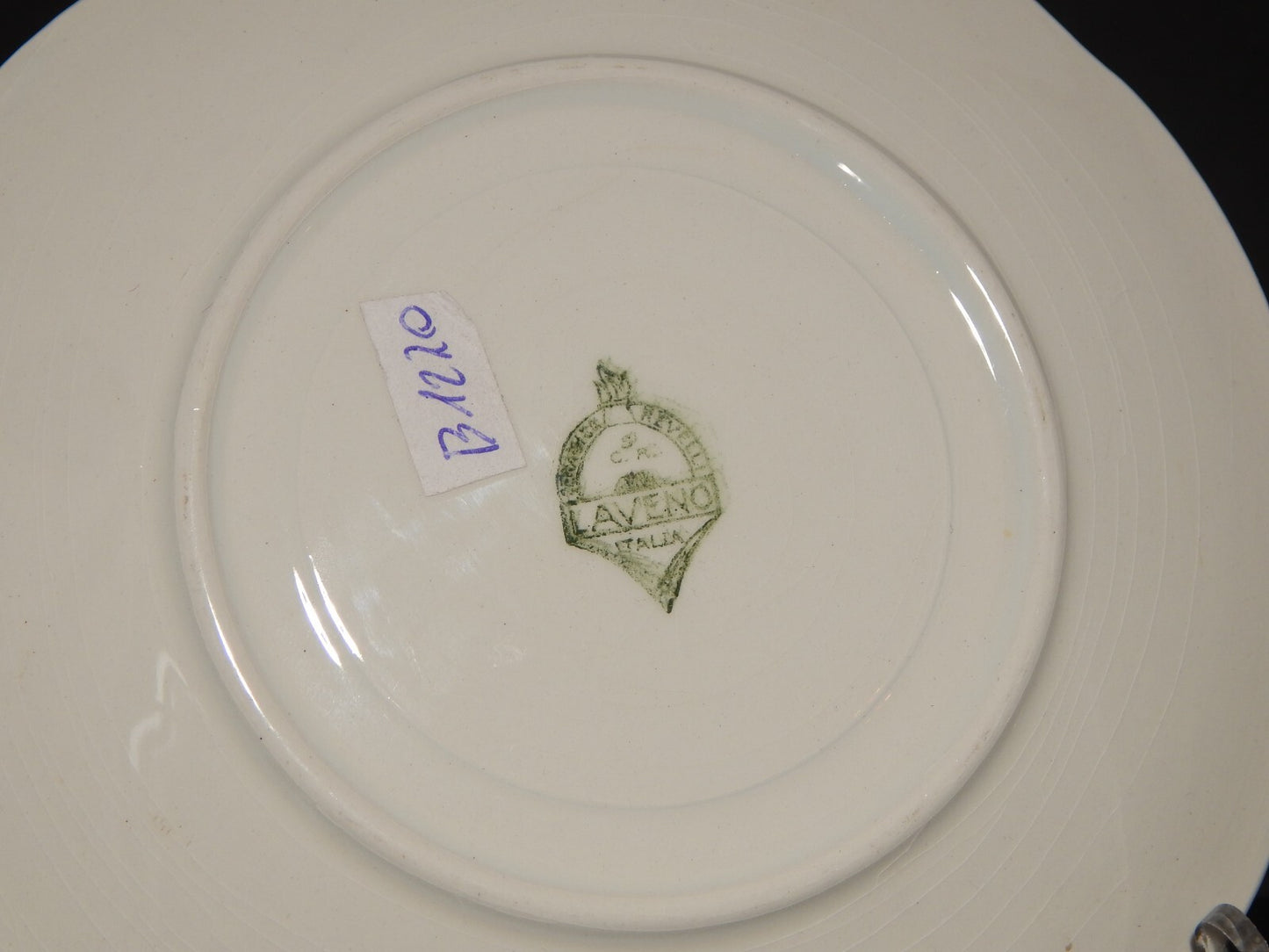 ANTICO ART DECO TAZZA DA TE' CERAMICA PROFILI ORO REVELLI LAVENO