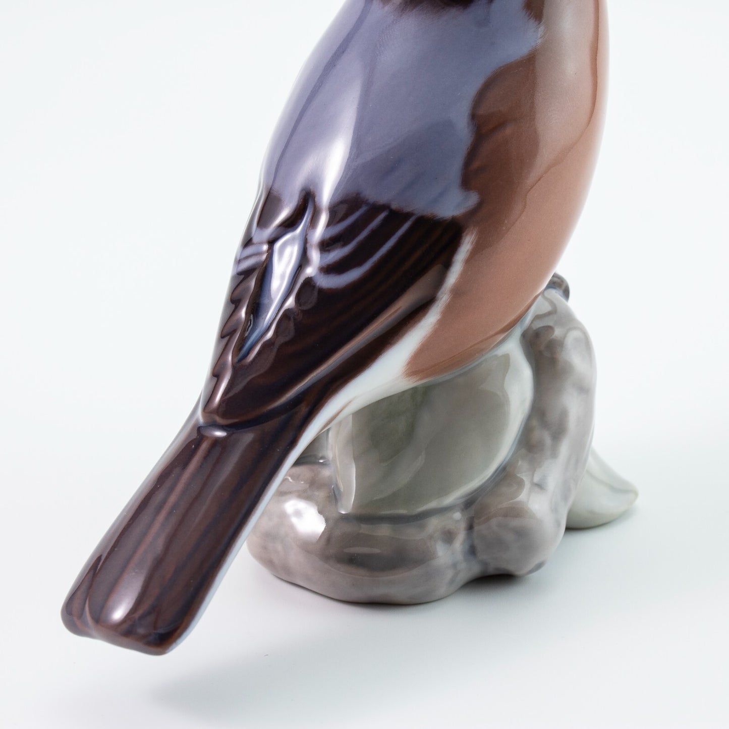 STATUINA PORCELLANA ROYAL COPENHAGEN BING&GRONDAHL "Ciuffolotto" CM 12x22x7