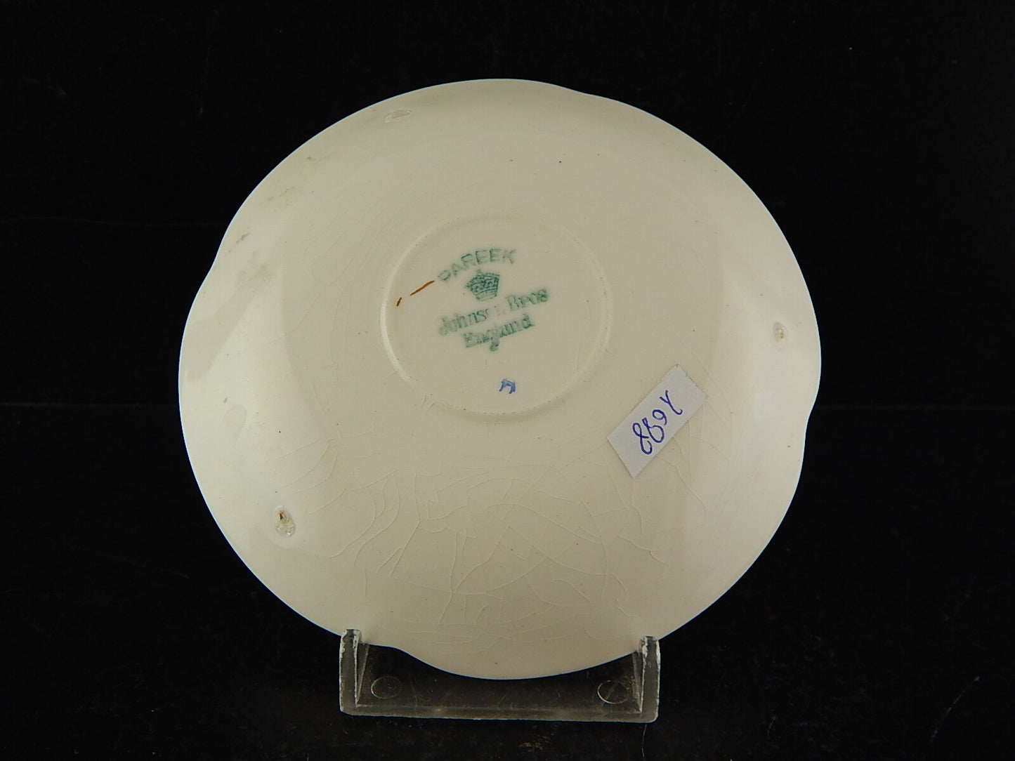 ANTICA 1913 TAZZA PIATTINO SEMI PORCELLANA JOHNSONS BROS COLLEZIONE PAREEK #7688