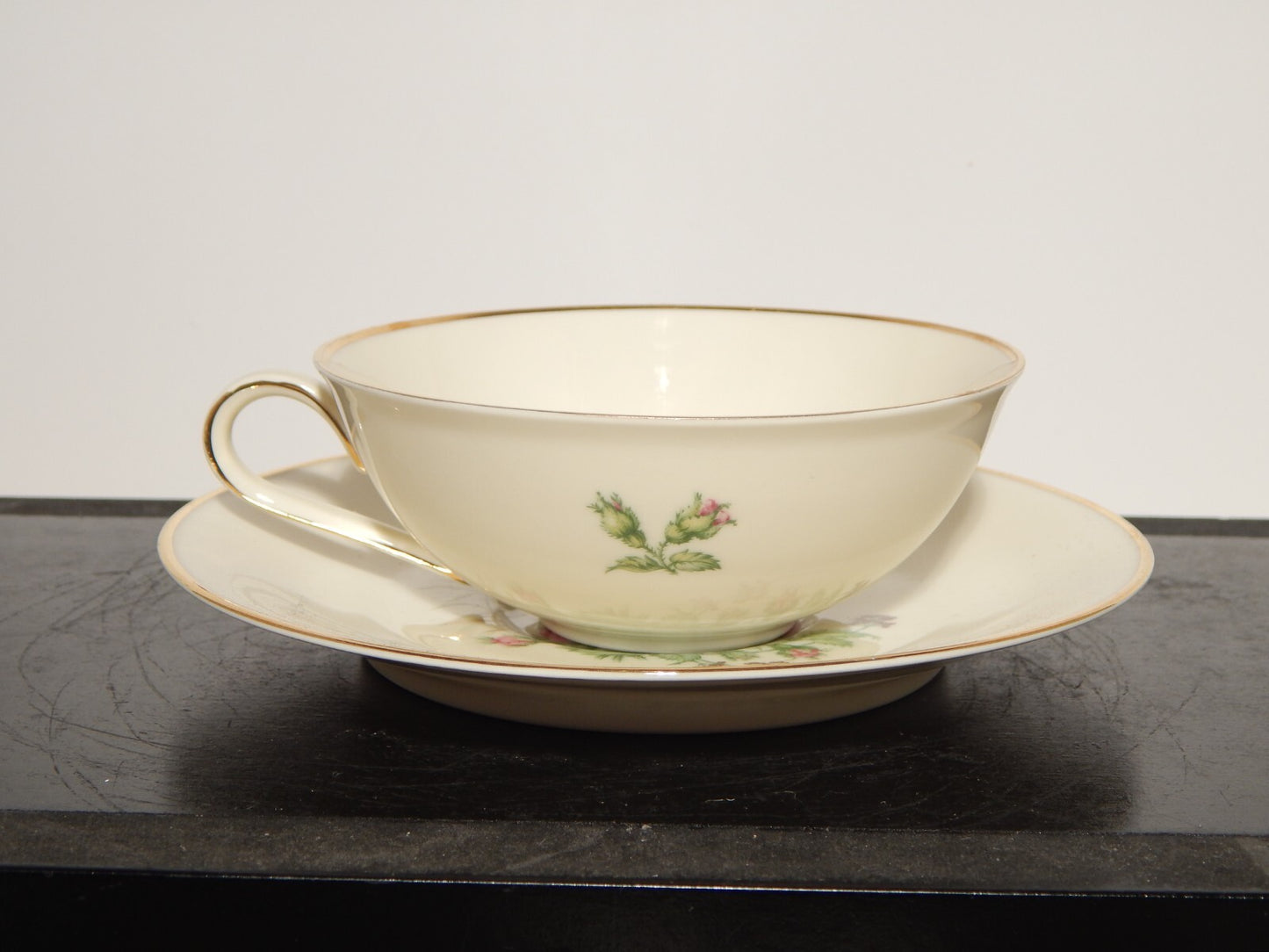 VINTAGE SERVIZIO DA TÈ IMPERO PORCELLANA HEINRICH &CO SELB BAVARIA ROSA CANINA