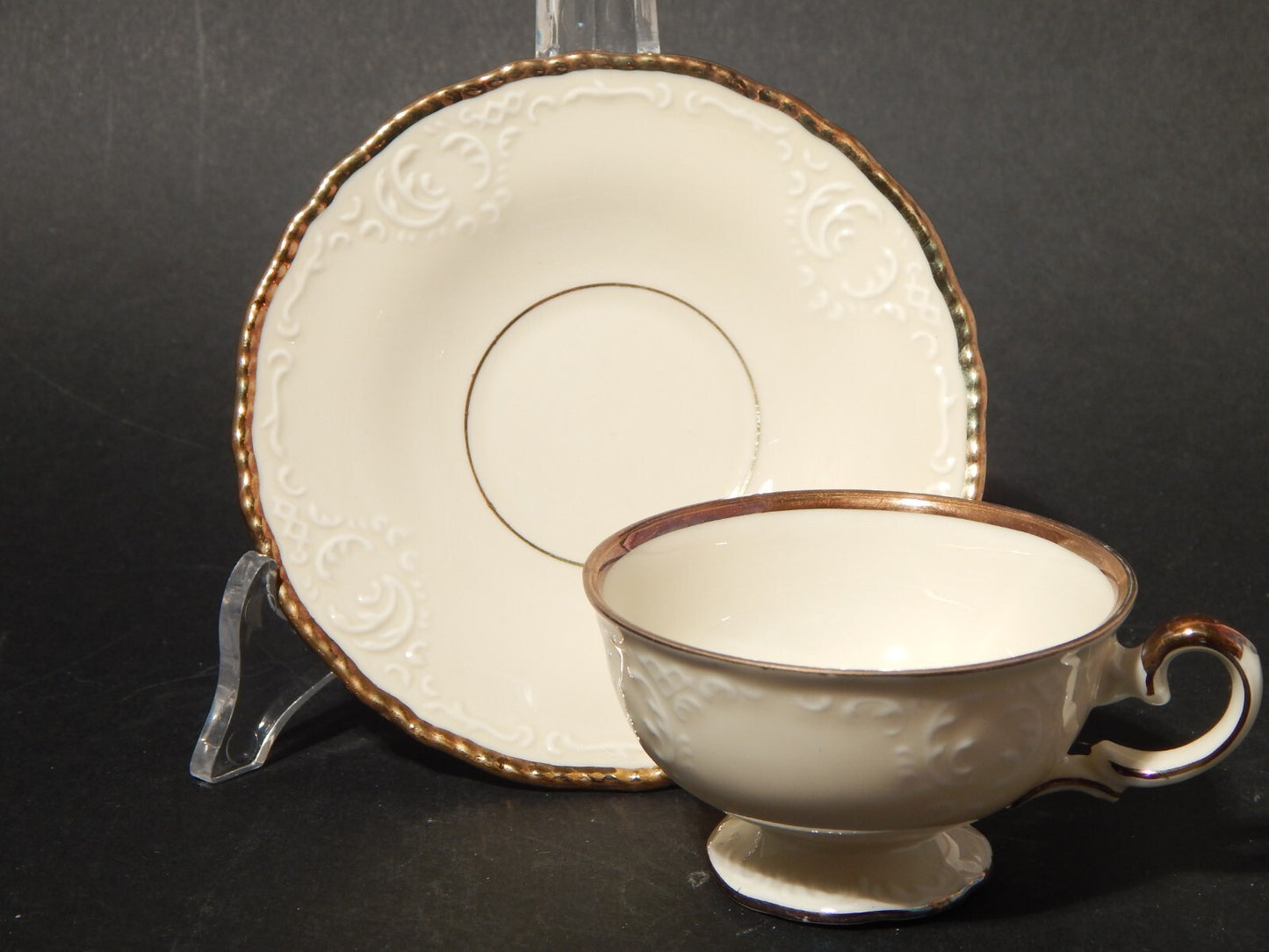 PREZIOSA TAZZINA CAFFÈ IN PORCELLANA ZEH SCHERZER BAVARIA STILE ROCAILLE