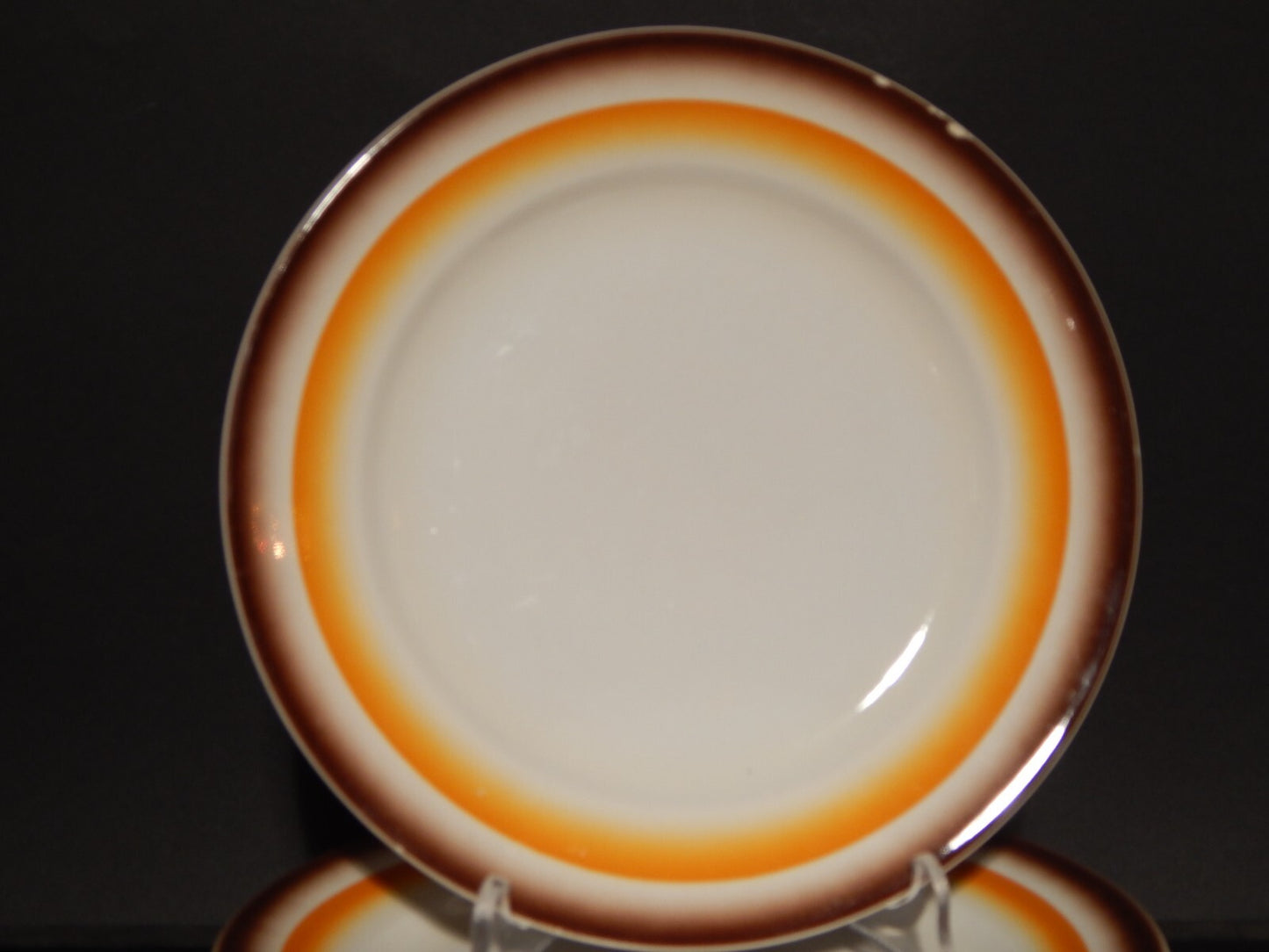 ART DECO FUTURISTA SET 4 PIATTI PIANI CERAMICA GALVANI PORDENONE SIMONETTO