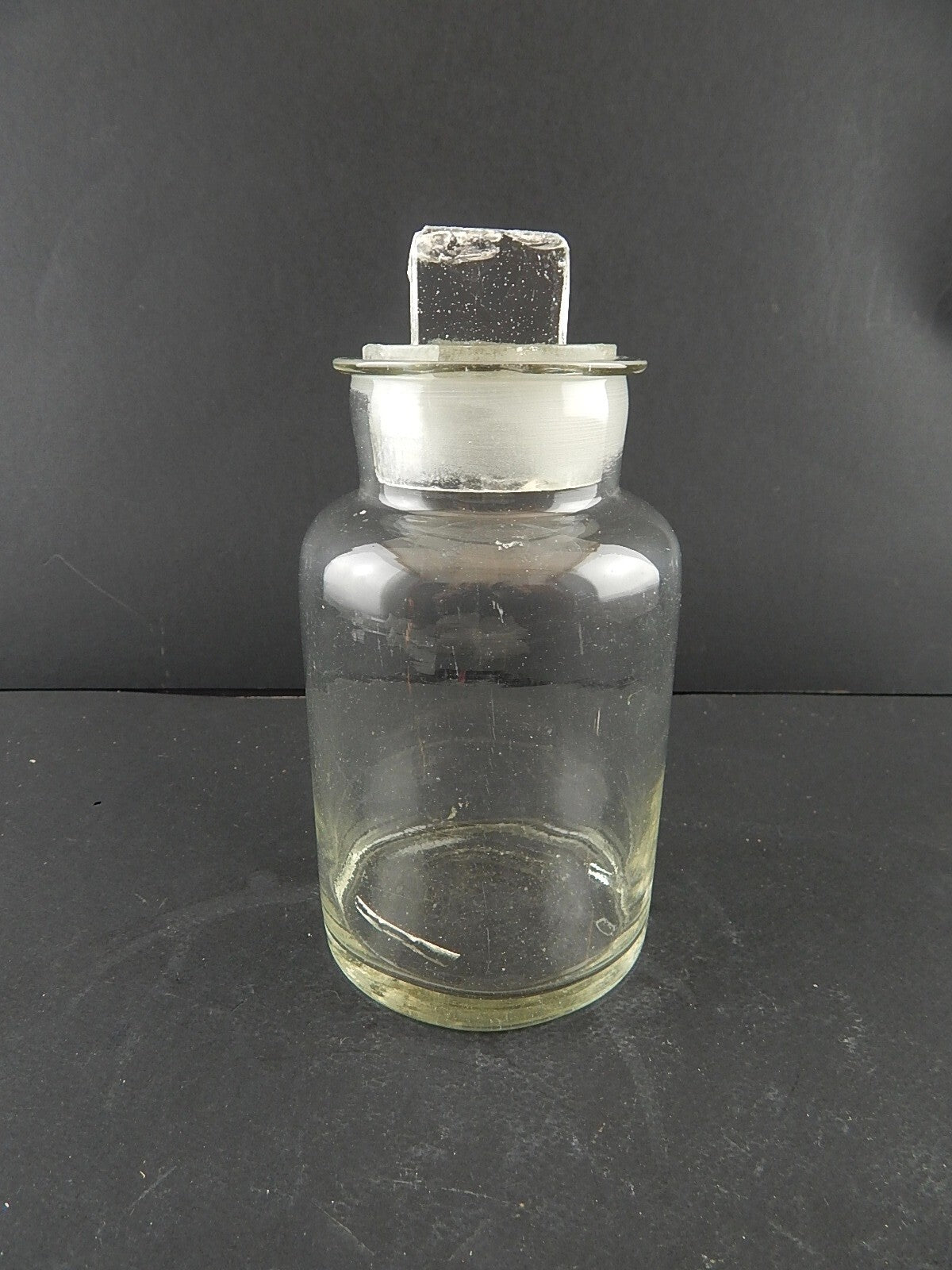 ANTICO VASO ALBARELLO VETRO SOFFIATO ALTARE FARMACIA DROGHERIA A148