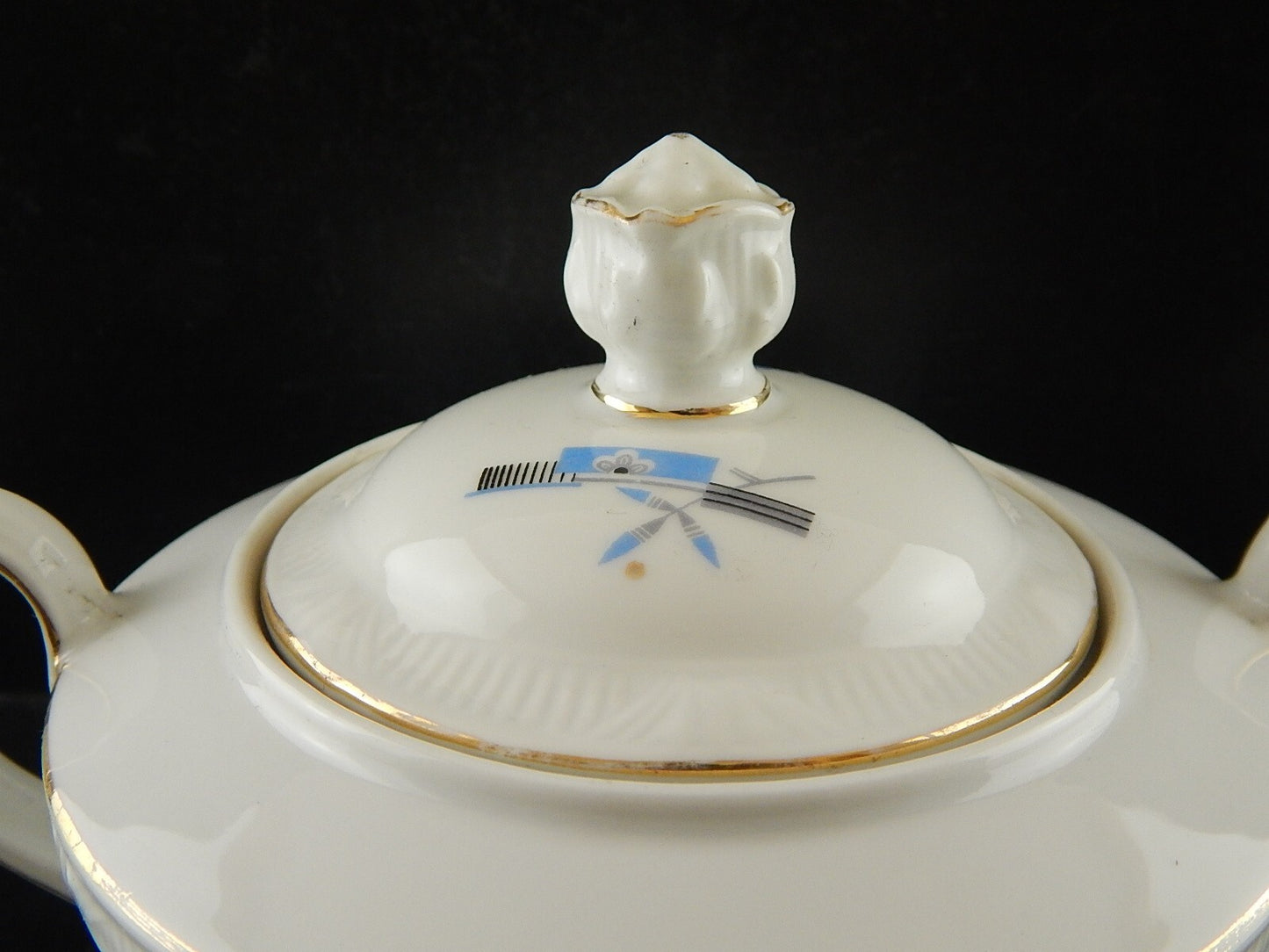 PREZIOSO ANTICO ART DECO SERVIZIO TE' PORCELLANA ZEH SCHERZER BAVARIA