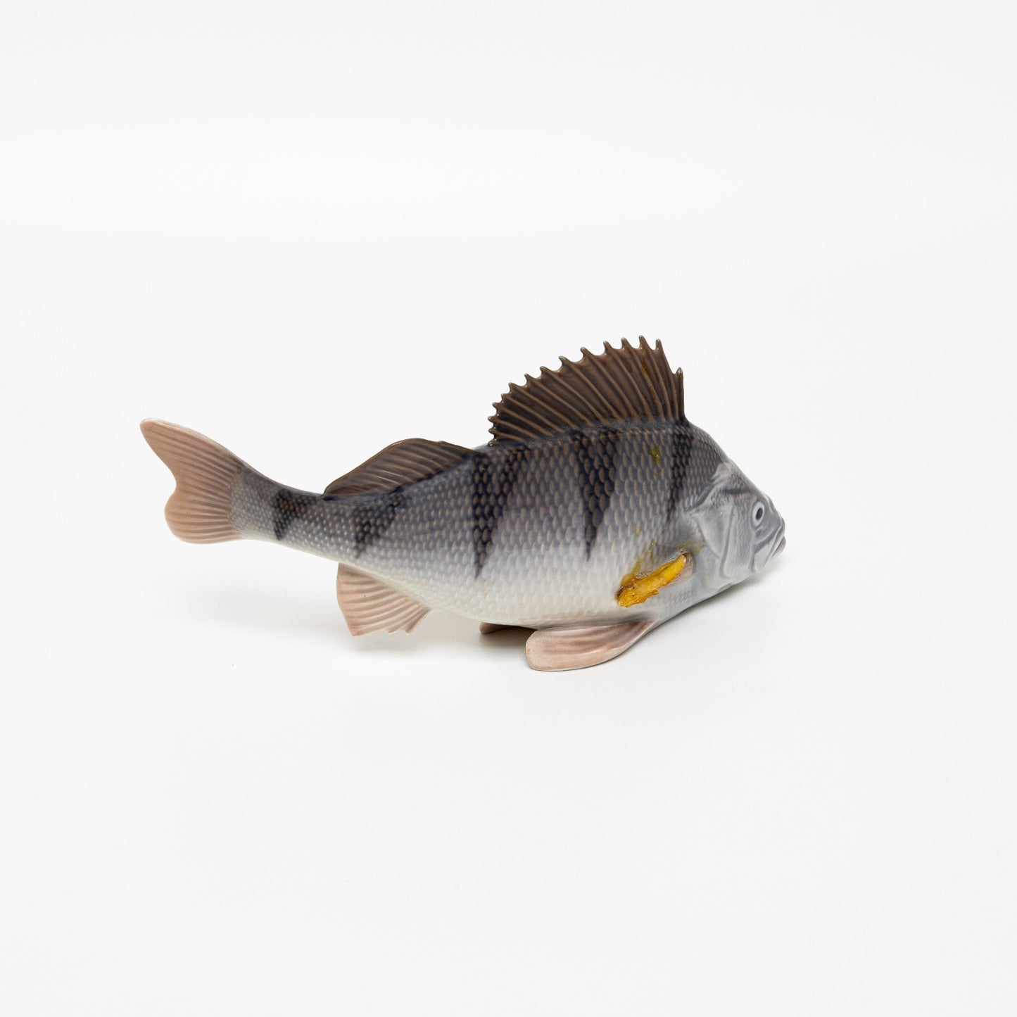 STATUINA PORCELLANA ROYAL COPENHAGEN BING&GRONDAHL "Pesce Persico" DIFETTO 9x19