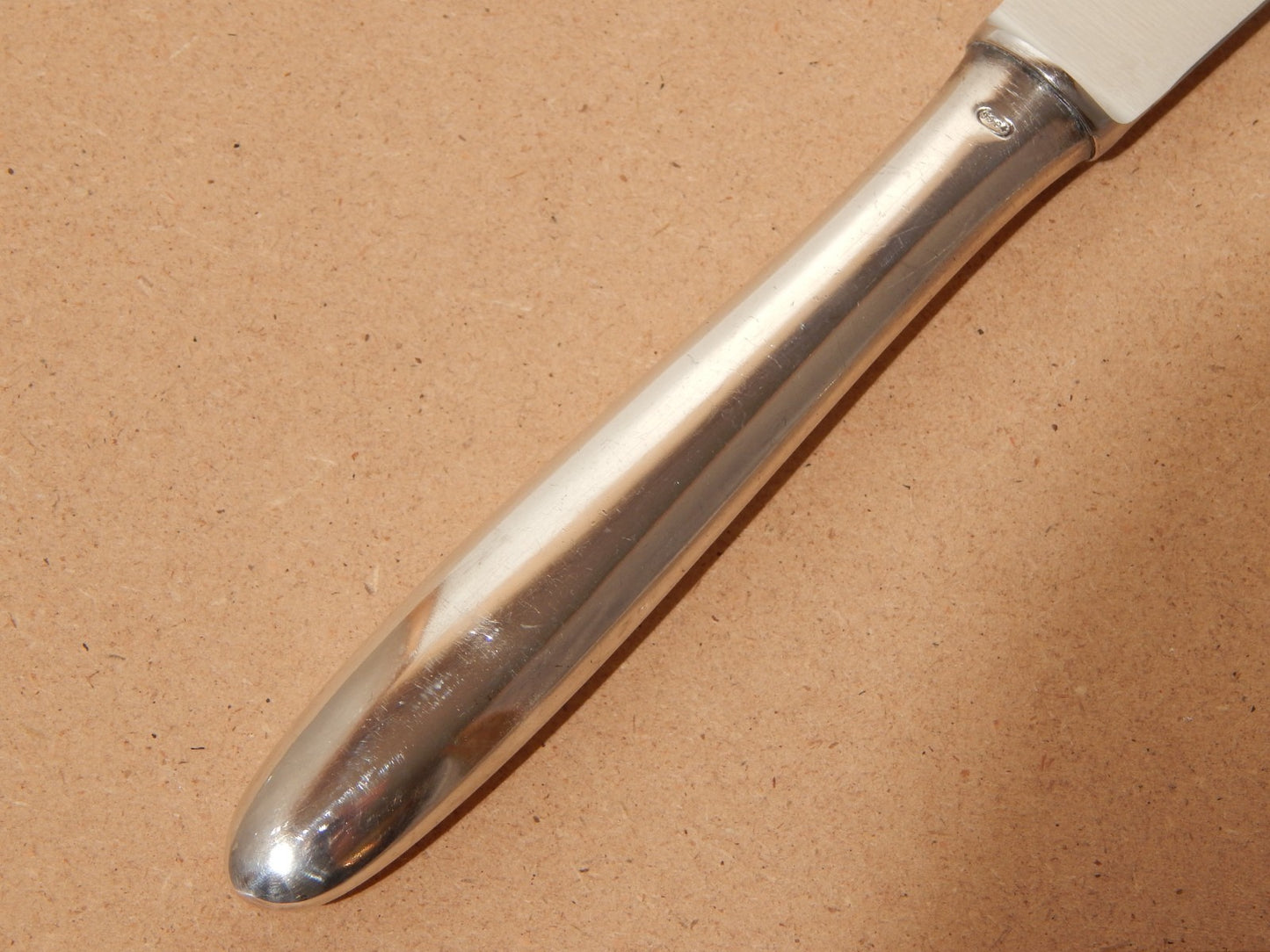 MODERNARIATO ARGENTERIA SAMBONET AS SERVIZIO POSATE ALPACCA ARGENTATE LAME INOX