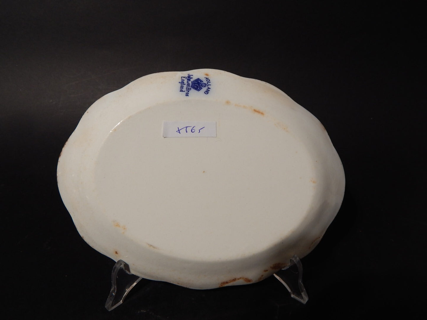 ANTICO RARO JOHNSON BROS DISEGNO HOLLAND VASSOIO RAVIERA SEMI-PORCELLANA