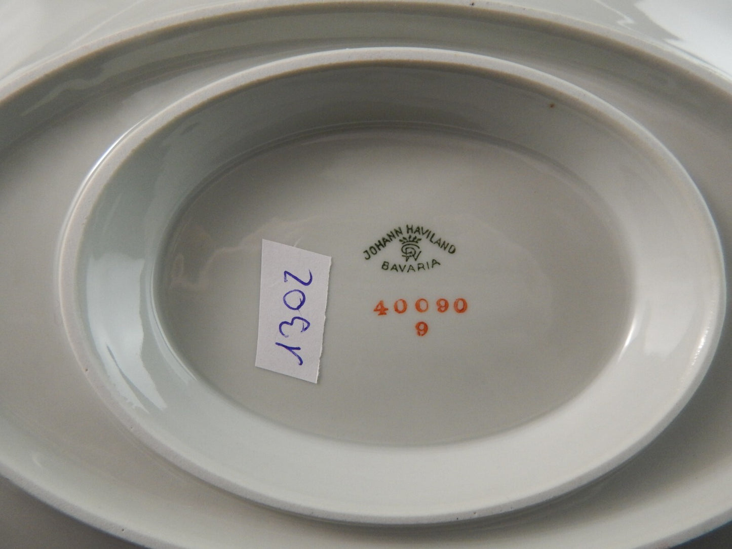 ANTICO SERVIZIO TAVOLA PIATTI PORCELLANA JOHANN HAVILAND BAVARIA DECORO SAVONA