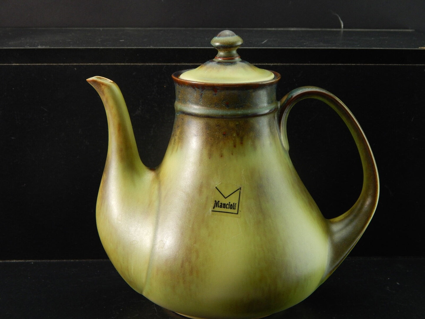 VINTAGE PORCELLANA MANCIOLI COLLEZIONE TUSCIA CAFFETTIERA