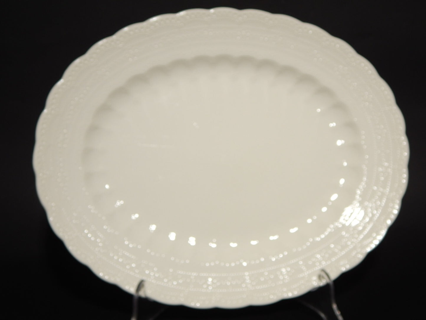 ANTICO VASSOIO OVALE INGLESE SEMI-PORCELLANA COPELAND SPODE'S JEWEL 1926