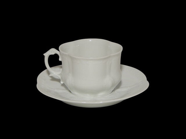 ANTICA PRIMA META' 900 TAZZA DA TE' PORCELLANA BIANCA LIMOGES GIRAUD