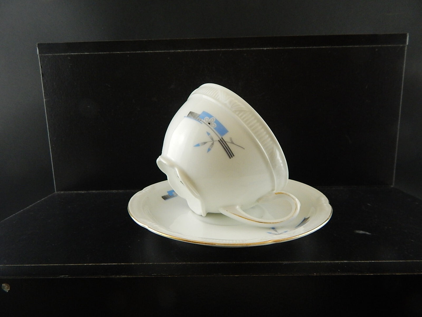 PREZIOSO ANTICO ART DECO SERVIZIO TE' PORCELLANA ZEH SCHERZER BAVARIA