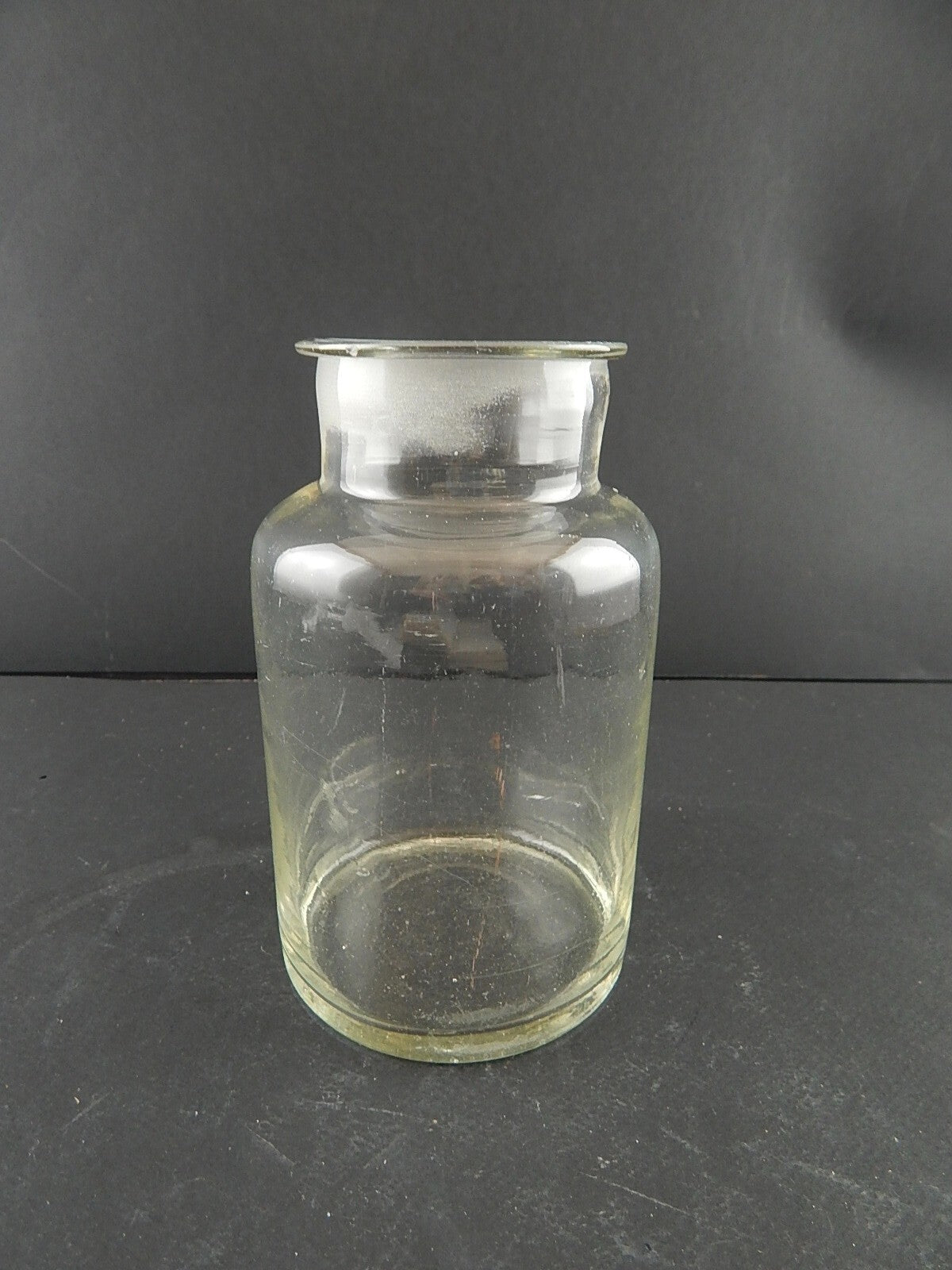 ANTICO VASO ALBARELLO VETRO SOFFIATO ALTARE FARMACIA DROGHERIA A148