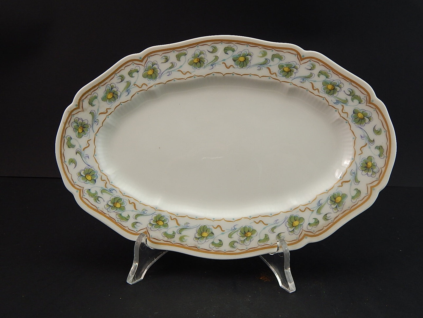 VINTAGE ELEGANTE RAVIERA VASSOIO PORCELLANA LIMOGES HAVILAND