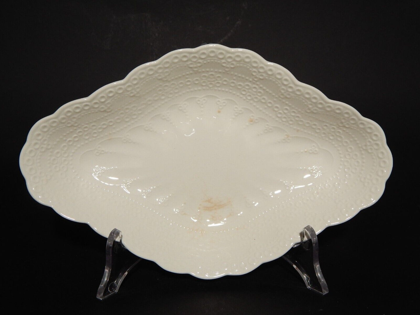 ANTICA RAVIERA VASSOIO INGLESE SEMI PORCELLANA COPELAND SPODE'S JEWEL 1926 #