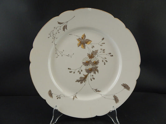 ANTICO PIATTO PORTATA VASSOIO PORCELLANA GINORI DOCCIA DEL 1926 DECORATO A MANO