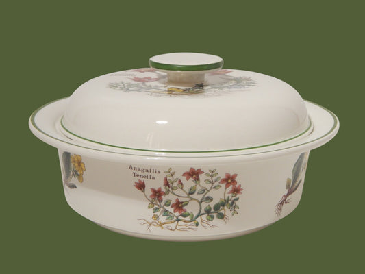 CERAMICA ENOCH WEDGWOOD ZUPPIERA LEGUMIERA SERIE BOTANICA FLORABUNDA