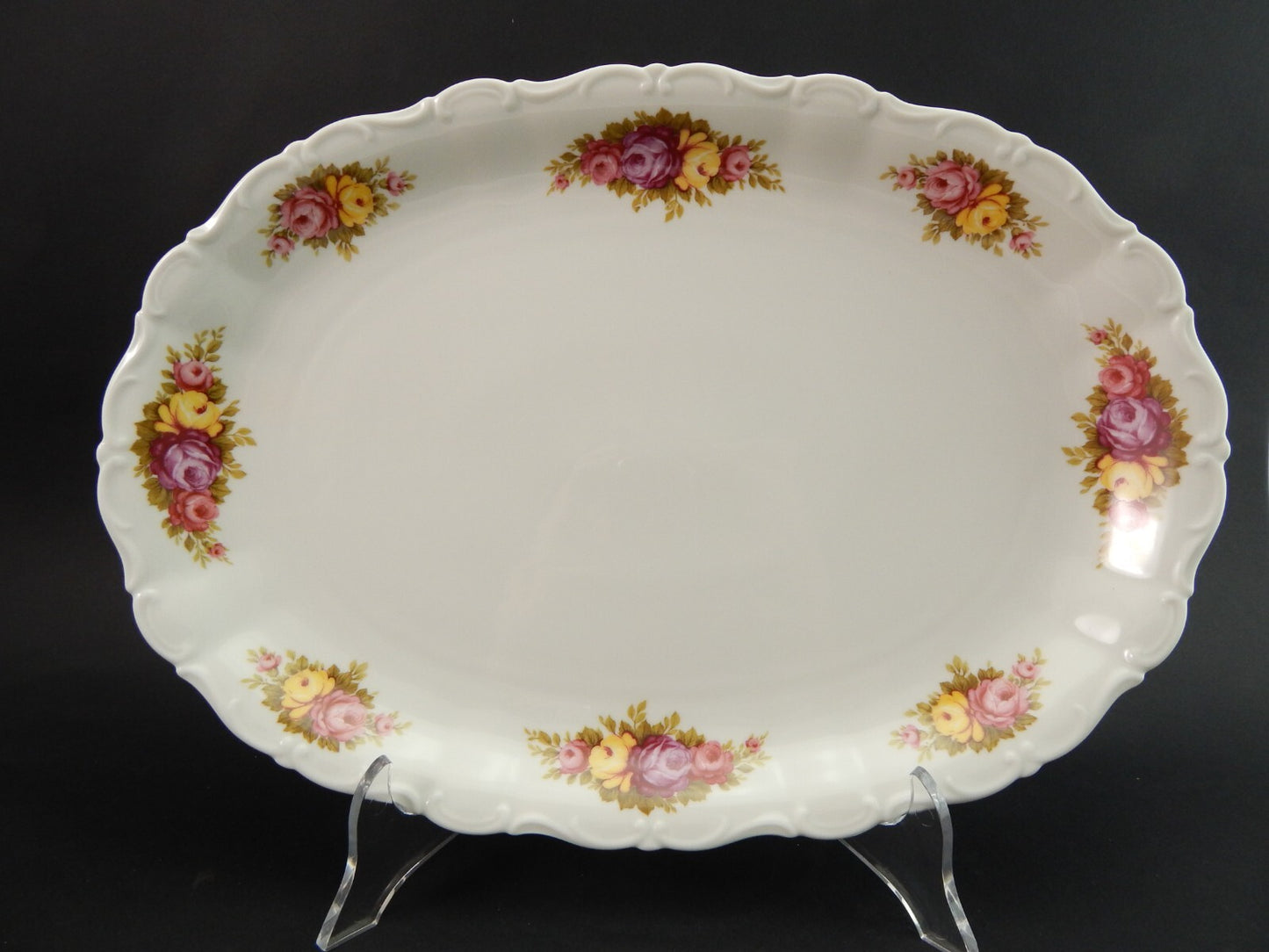 VINTAGE SERVIZIO TAVOLA PIATTI PORCELLANA SELTMANN WEIDEN BAVARIA COUNTRY ROSES