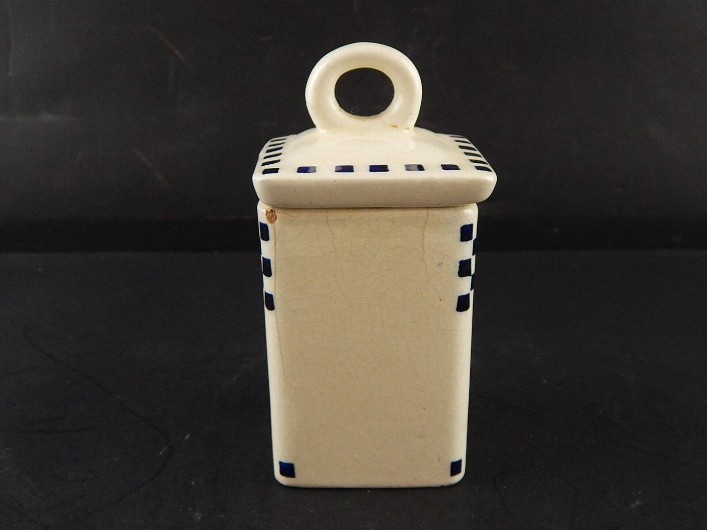 ANTICO BARATTOLO ART DECO CERAMICA CUCINA NORD EUROPA ALLEHAANDE SPEZIE MISTE