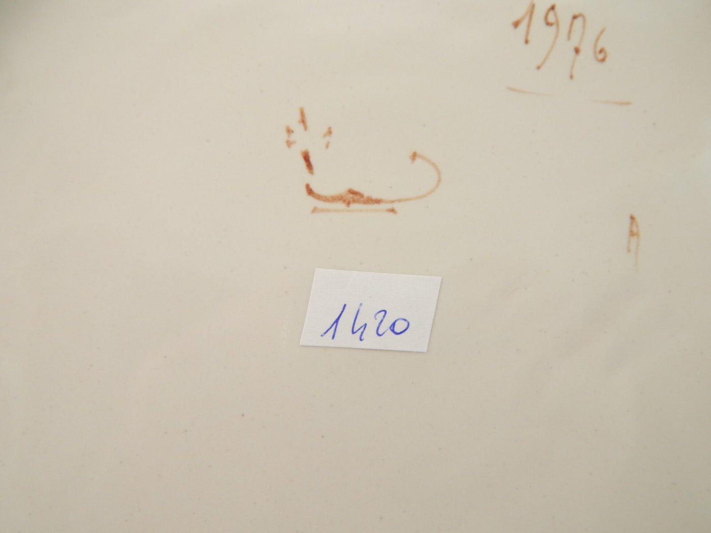 ANTICO PREZIOSO PIATTO PARATA CERAMICA ALBISOLA LA CASA DELL'ARTE PRIMO 900