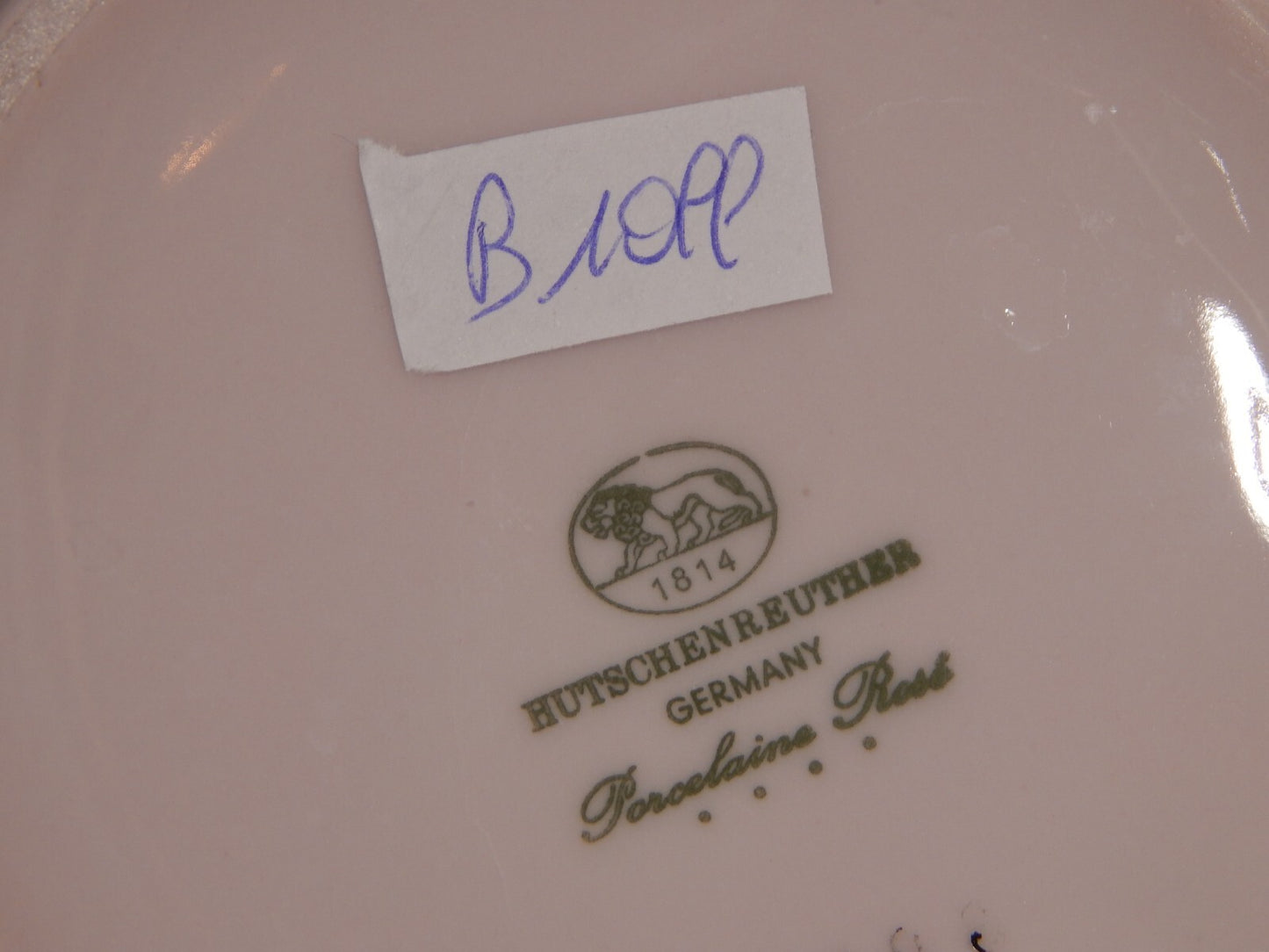 PREZIOSO SERVIZIO DA TÈ PORCELLANA HUTSCHENREUTHER PORCELAINE ROSE ROSA ANTICO