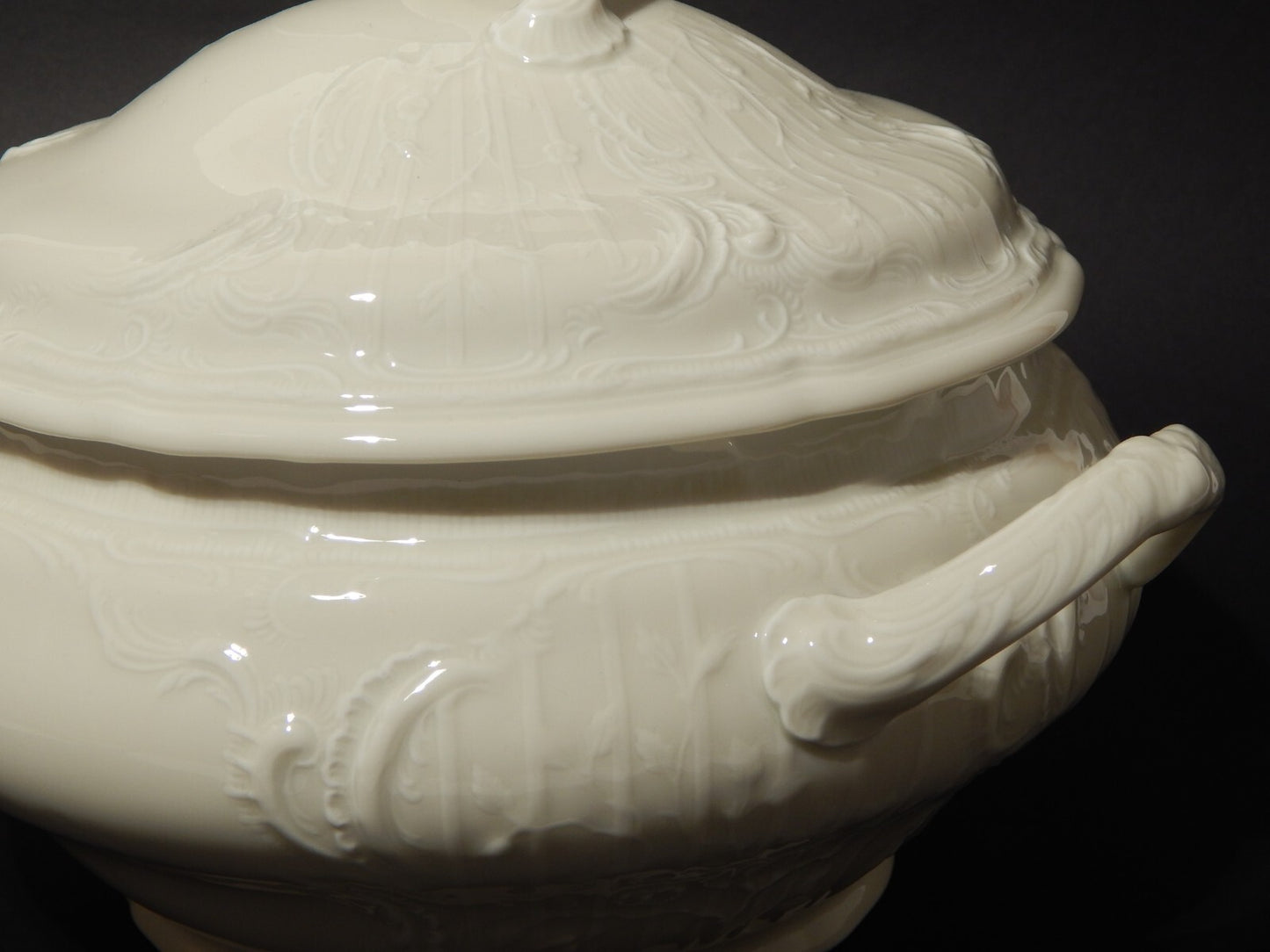 VINTAGE CENTROTAVOLA GRANDE ZUPPIERA SANS SOUCI PORCELLANA ROSENTHAL