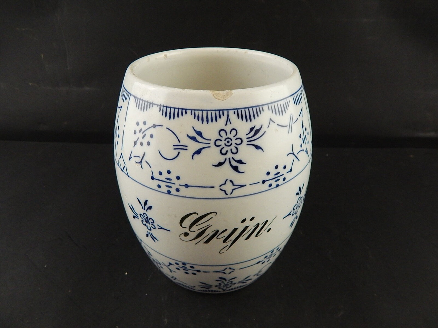 ANTICO RARO ART DECO BARATTOLO PORCELLANA THEODOR PAETSCH FRANCOFORTE