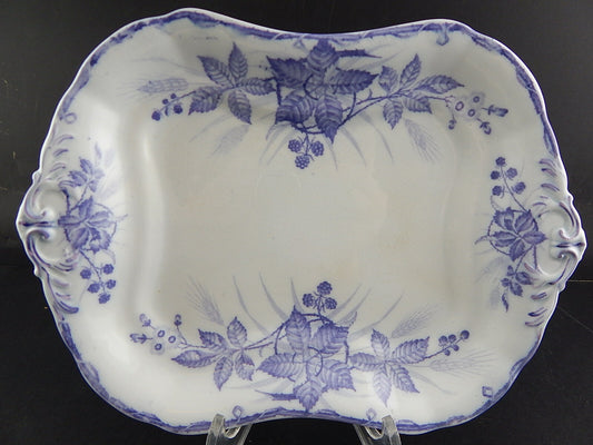 ANTICO VASSOIO CERAMICA SARREGUEMINES SENZA MARCHIO ART NOUVEAU MORE DI ROVO