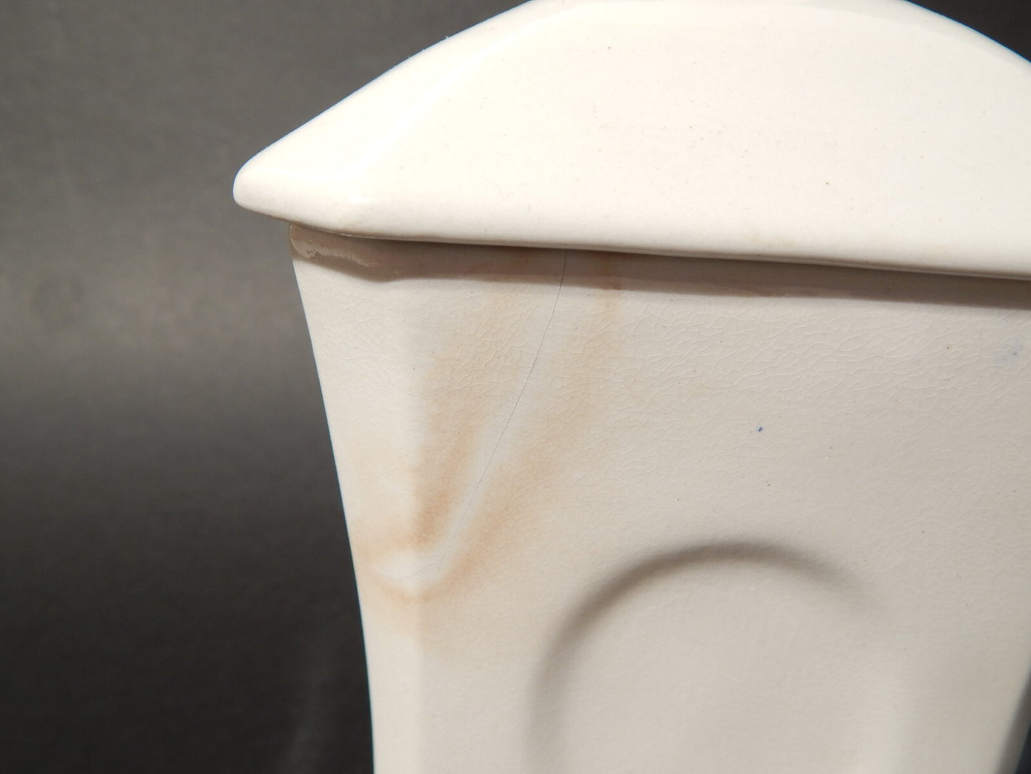 ANTICO RARO LIBERTY VASO BARATTOLO CUCINA CERAMICA RORSTRAND SOCKER ZUCCHERO