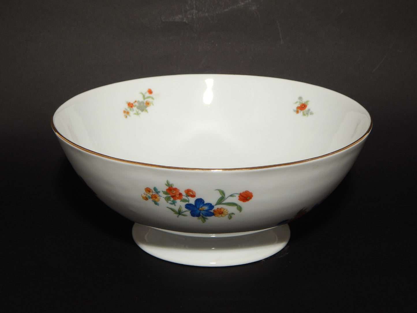 ANTICA CIOTOLA INSALATIERA PORCELLANA ART NOUVEAU SUISSE LANGENTHAL PRIMO '900