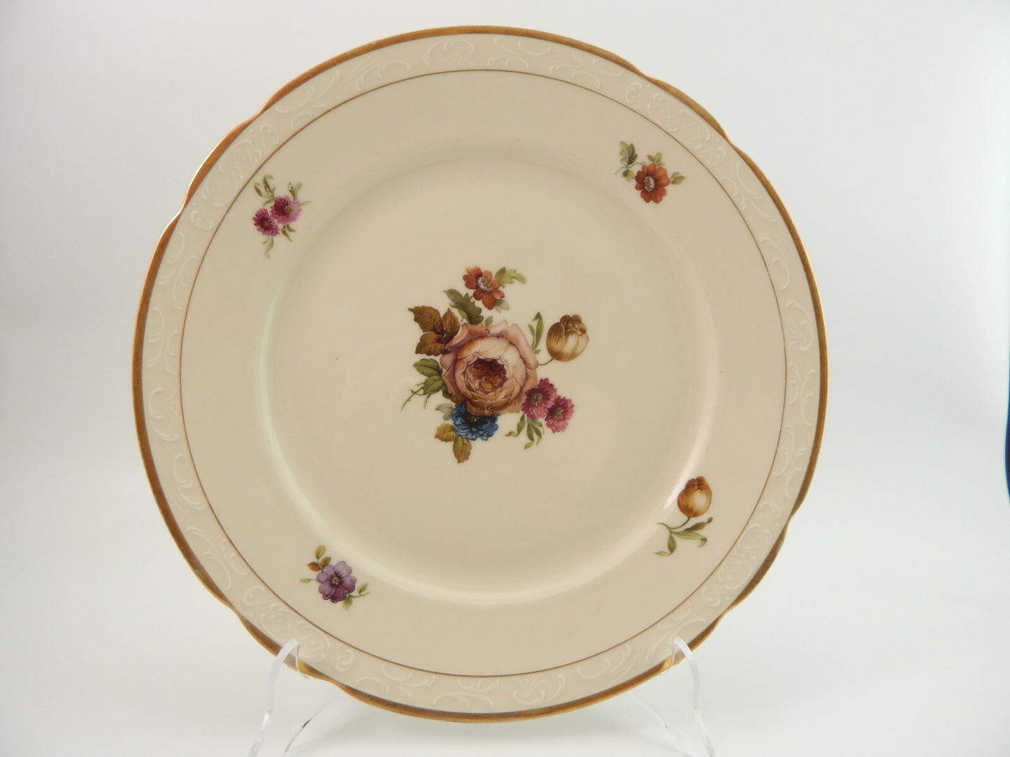 ANTICO KPM COPENHAGEN ROCAILLE SERVIZIO DA TAVOLA 18 PIATTI PORCELLANA DEL 1924