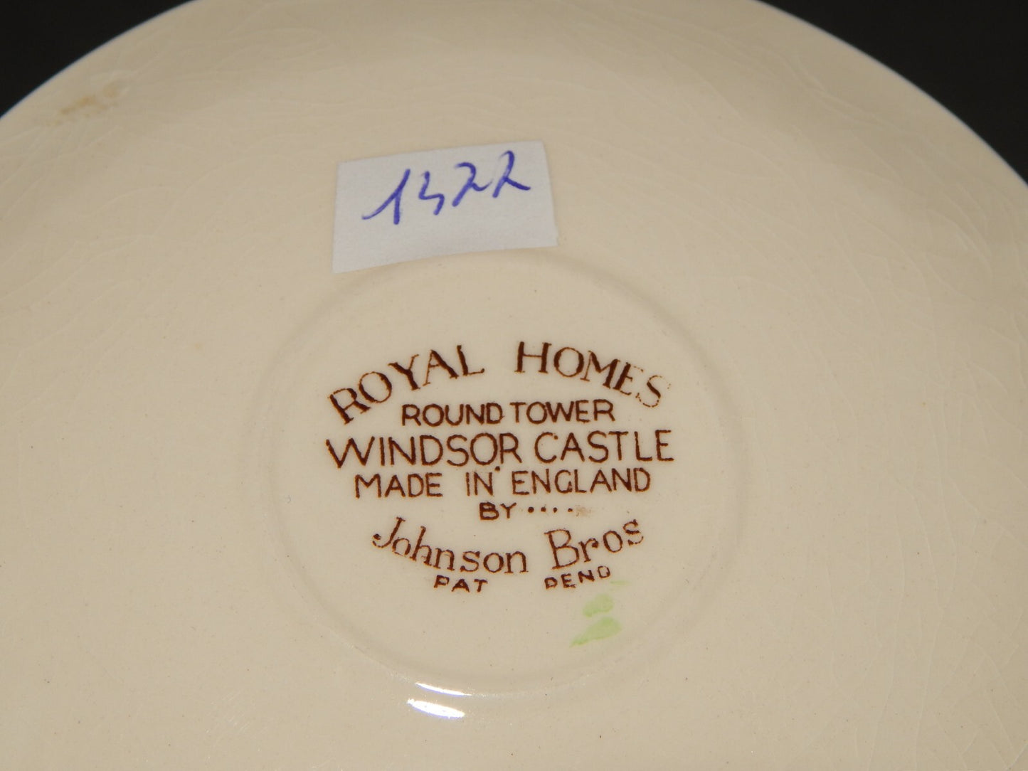 RETRO' TAZZINA CAFFE' PORCELLANA JOHNSON BROS ROYAL HOMES OF BRITAIN HADDON HALL