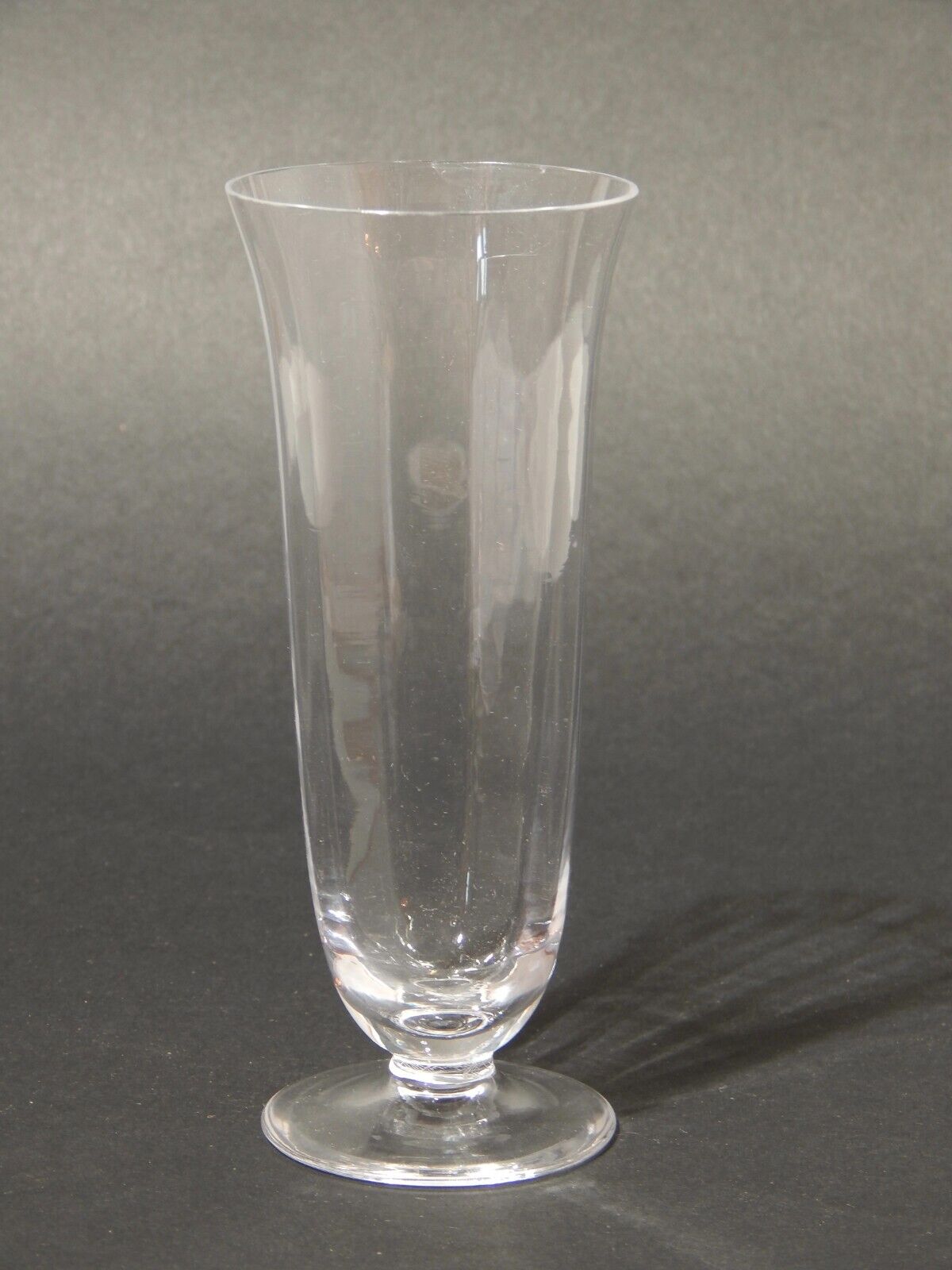 VINTAGE ELEGANTE SET 4 BICCHIERI CALICI FLUTE CRISTALLO MADE IN ITALY ANNI '60