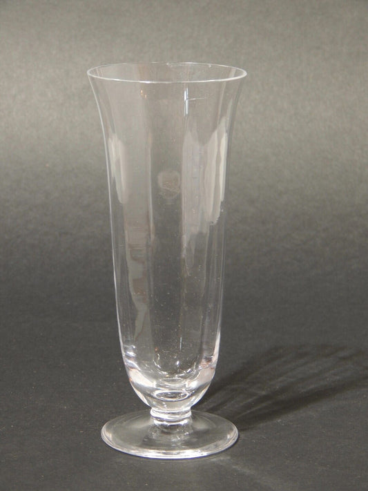 VINTAGE ELEGANTE SET 4 BICCHIERI CALICI FLUTE CRISTALLO MADE IN ITALY ANNI '60