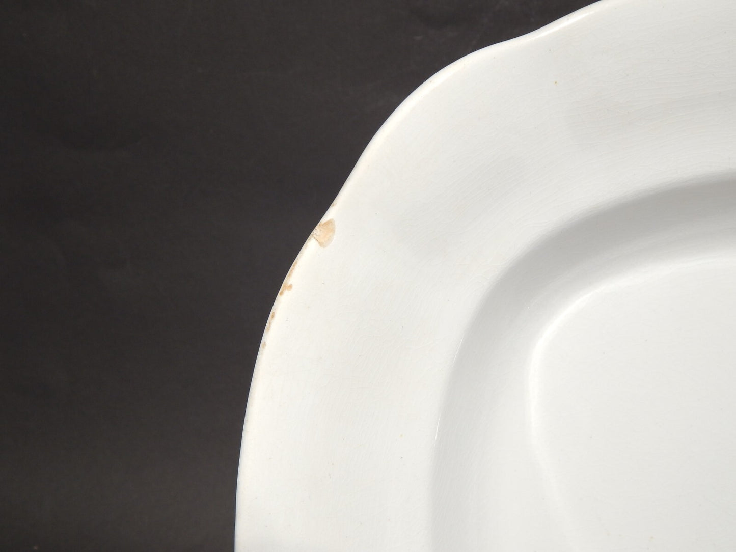 ANTICO VASSOIO PORCELLANA BIANCA VILLEROY&BOCH METTLACH